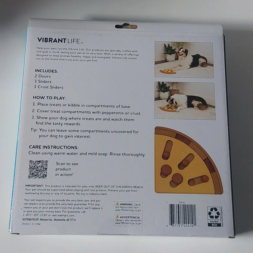 Vibrant Life puzzles & treat‎ Buddy Dog toys medium